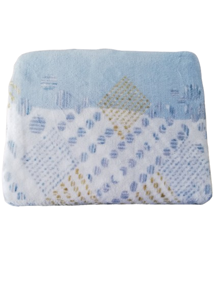 Jogo de Cama Coralina Estampado Azul