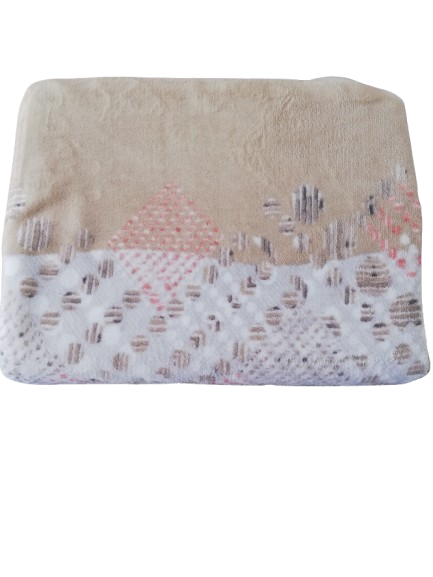 Jogo de Cama Coralina Estampado Bege