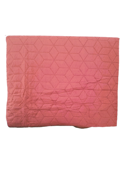 Colcha de verão com almofadas rosa velho