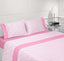 Jogo de Cama Estampado Rosa 100% Algodão