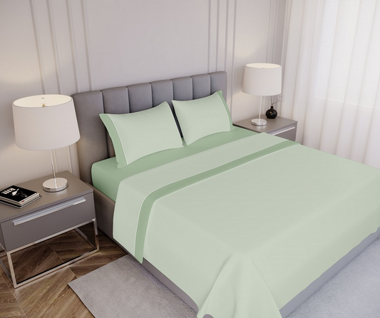 Jogo de Cama Verde 100% Algodão