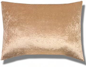 Almofada Decorativa em Veludo Liso Bege