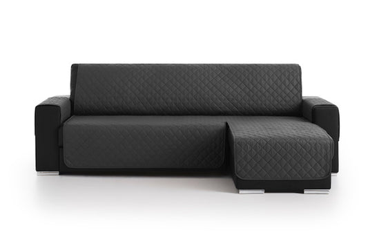 Capa de Sofá Acolchoada Reversível Chaise Longue