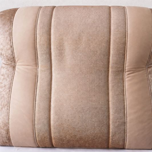 Edredão Jacquard com Veludo Roma Bege