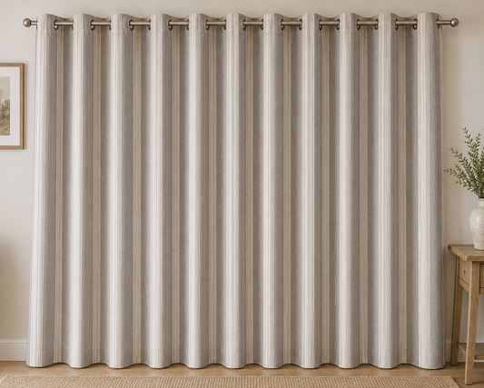 Cortinado com Ilhós Cinza Ref. 62599