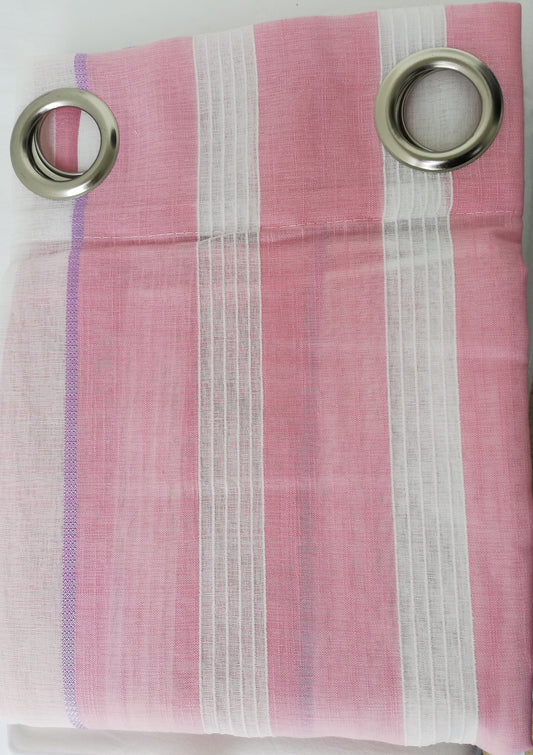 Cortinado com Ilhós Rosa Ref. 62594