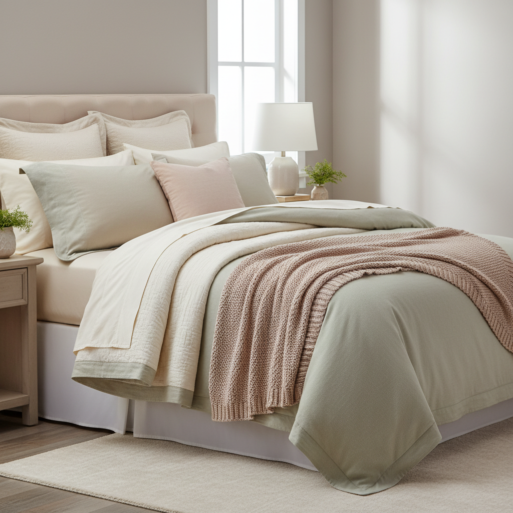 Imagem CAMA tons pastel