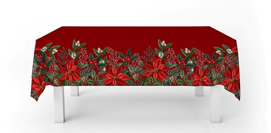 Toalha de mesa azevinho