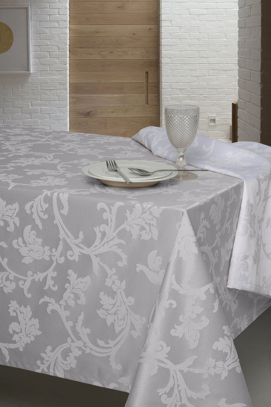 Toalha de mesa clean cinza claro