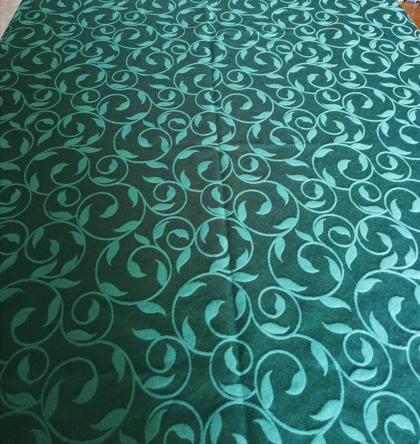 Toalha de mesa ondas verde escuro